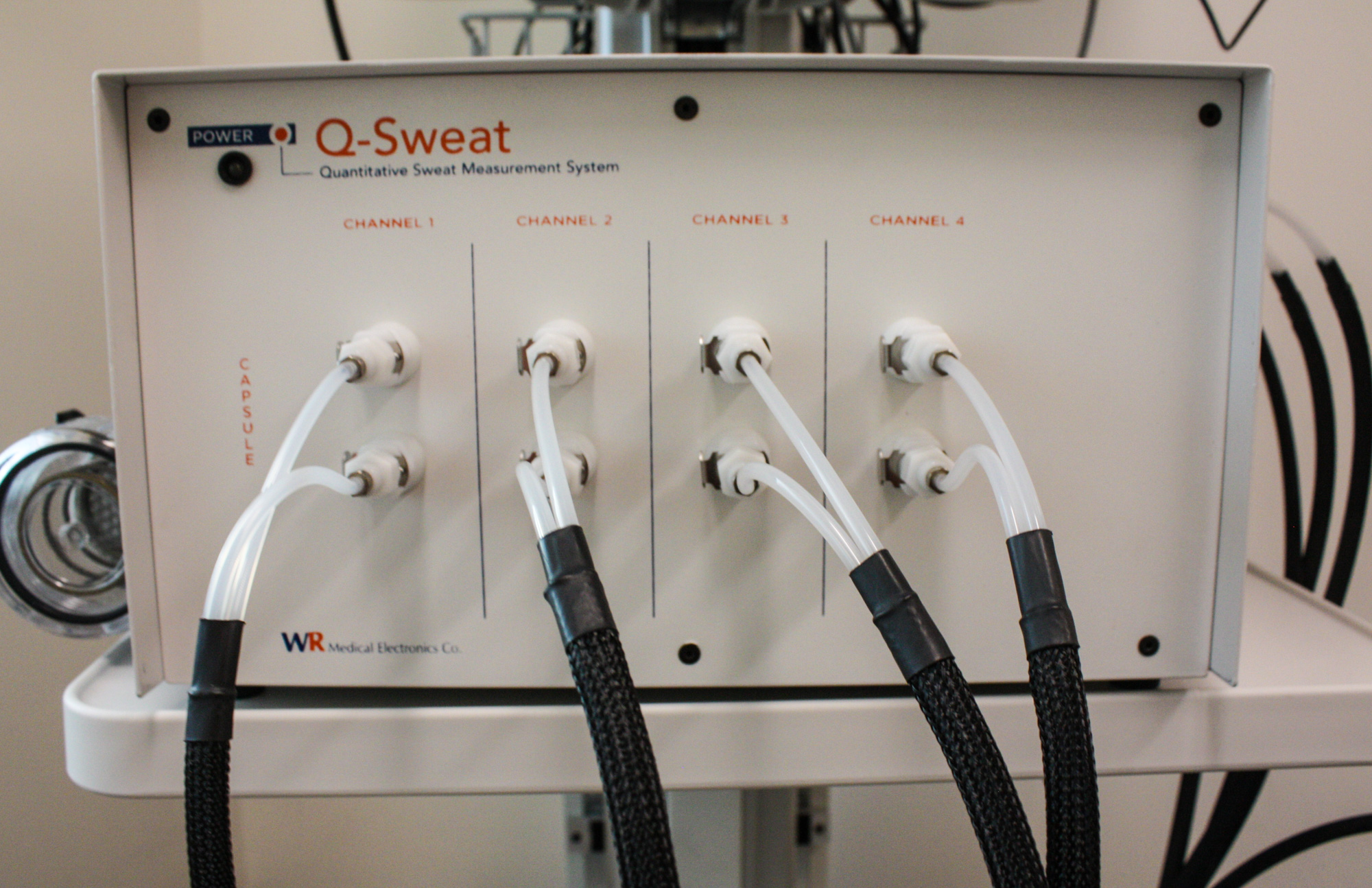 Q-Sweat test autonomic testing